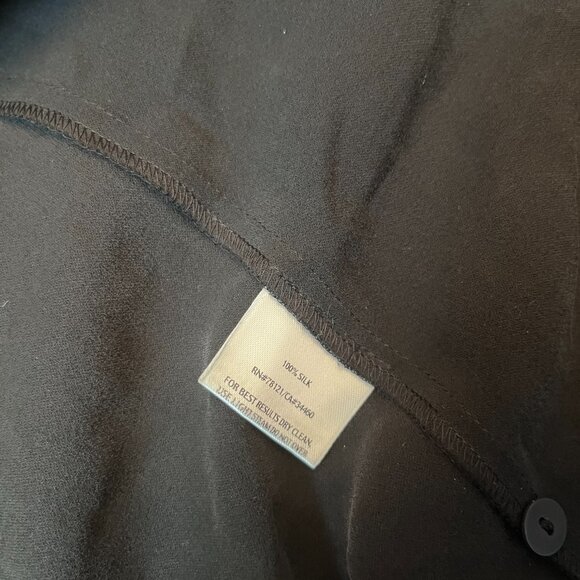 Eileen Fisher Black Long Silk Skirt Size XL 1X - Picture 5 of 5